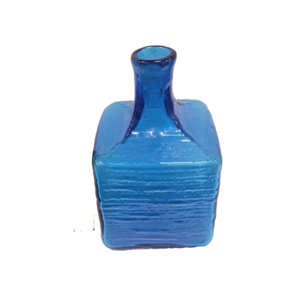 Blenko Glass Strata Block Vase